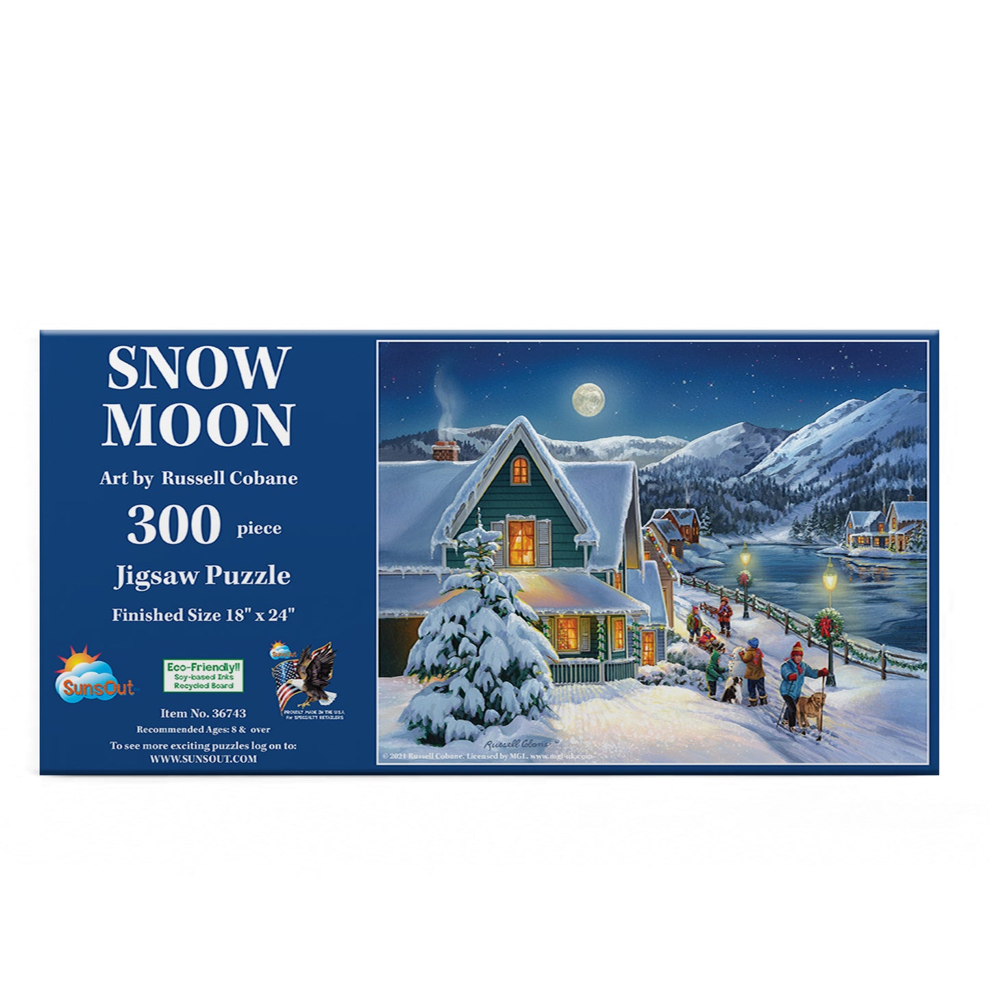 Snow Moon - 300 Piece Jigsaw Puzzle