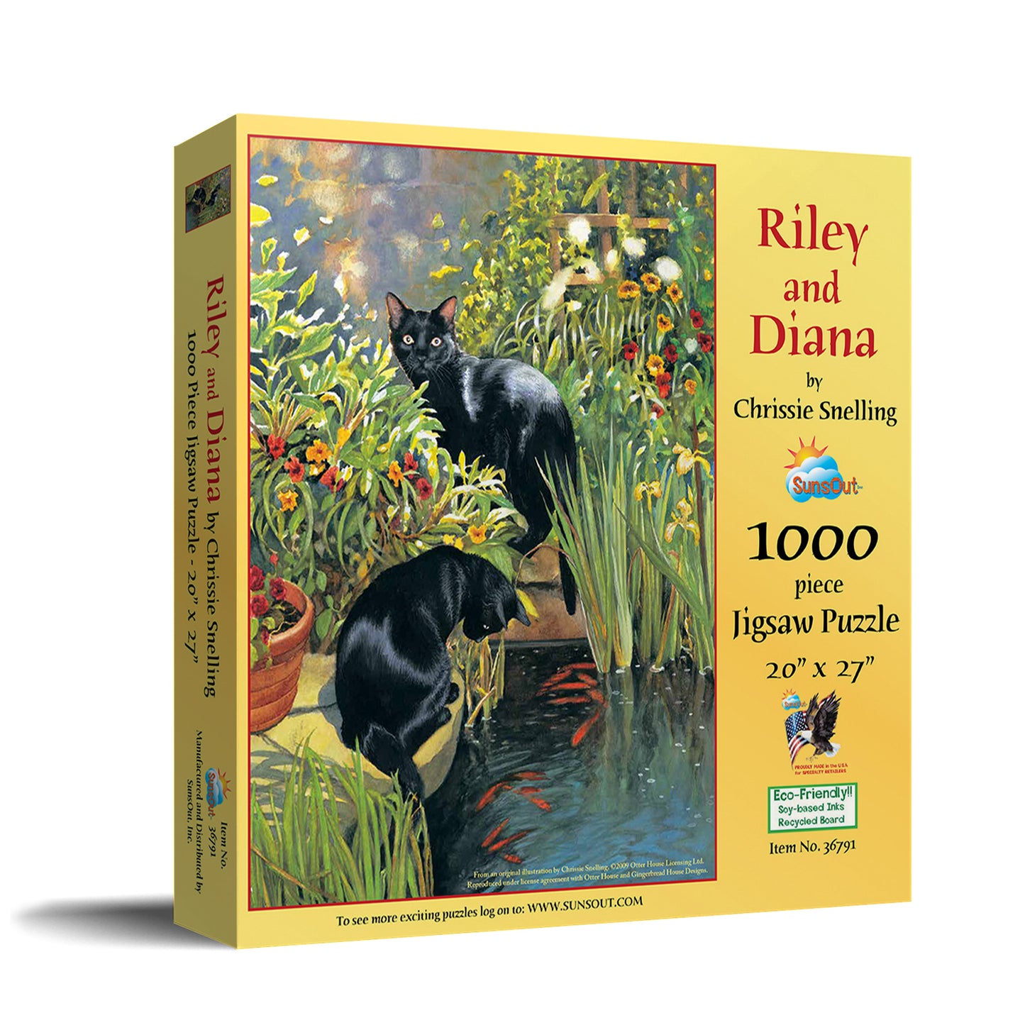 Riley and Diana - 1000 Piece Jigsaw Puzzle