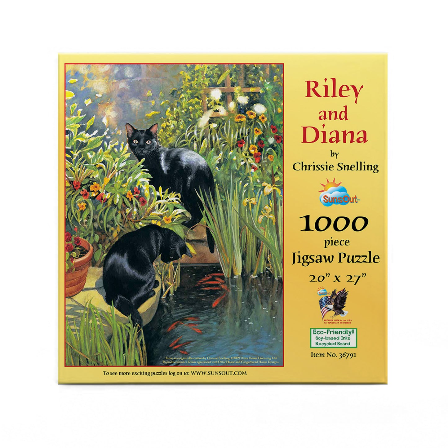 Riley and Diana - 1000 Piece Jigsaw Puzzle