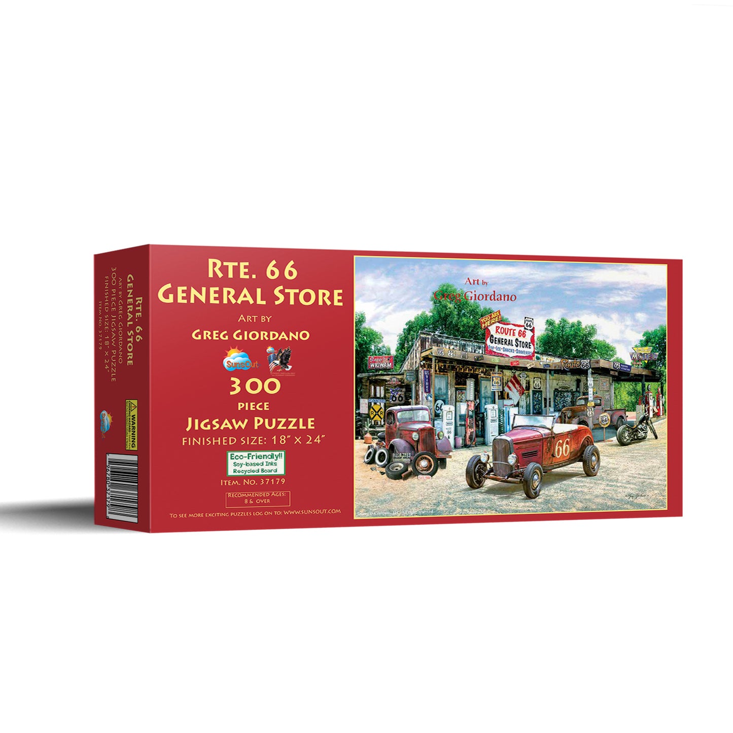 Rte. 66 General Store - 300 Piece Jigsaw Puzzle