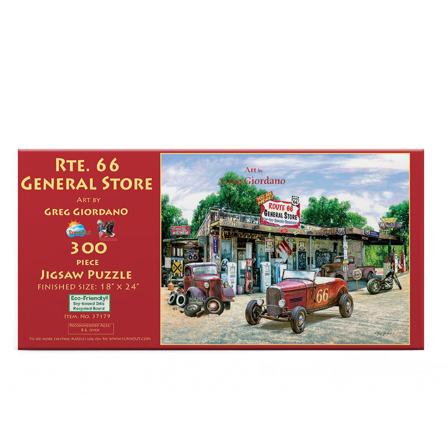 Rte. 66 General Store - 300 Piece Jigsaw Puzzle