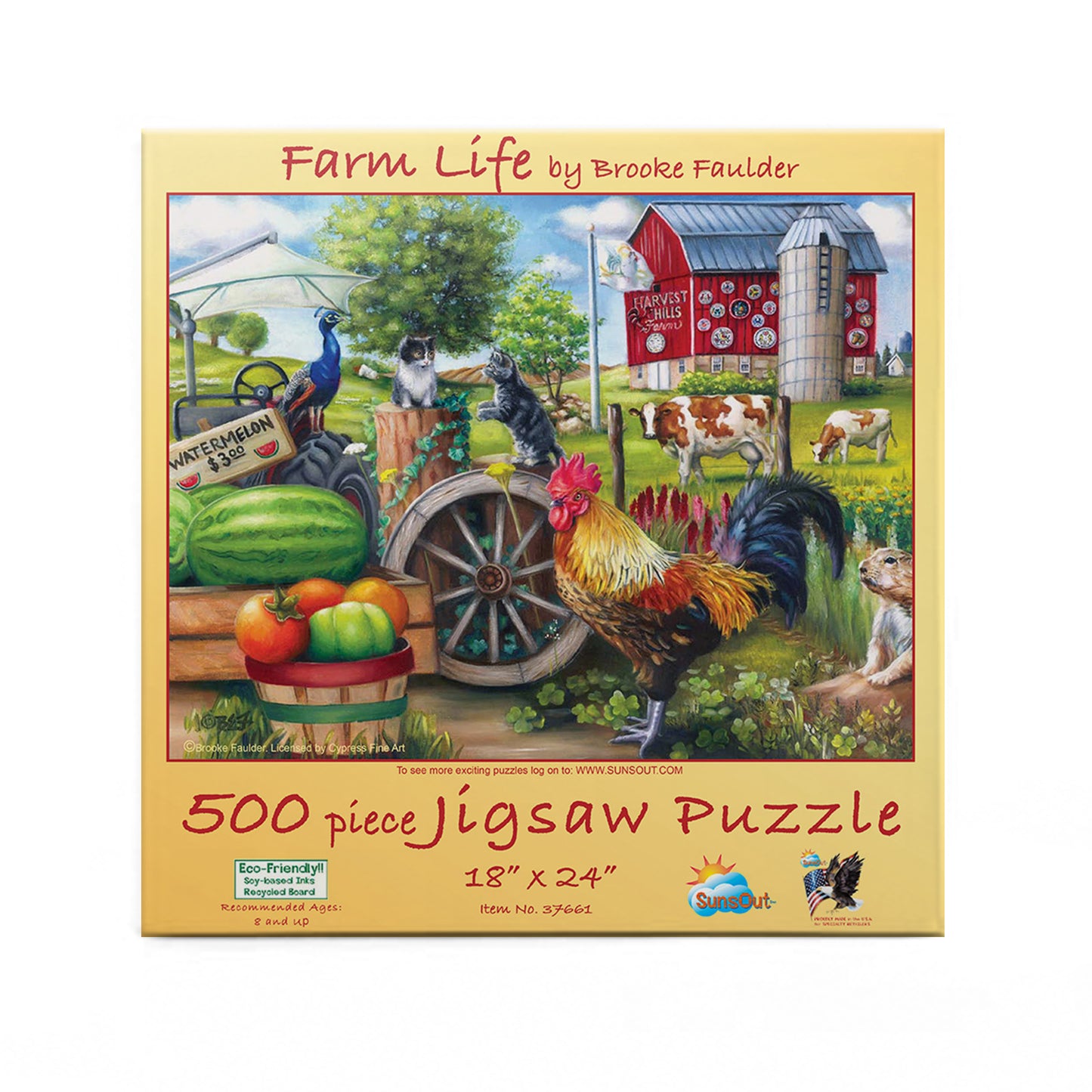 Farm Life (16) - 500 Piece Jigsaw Puzzle