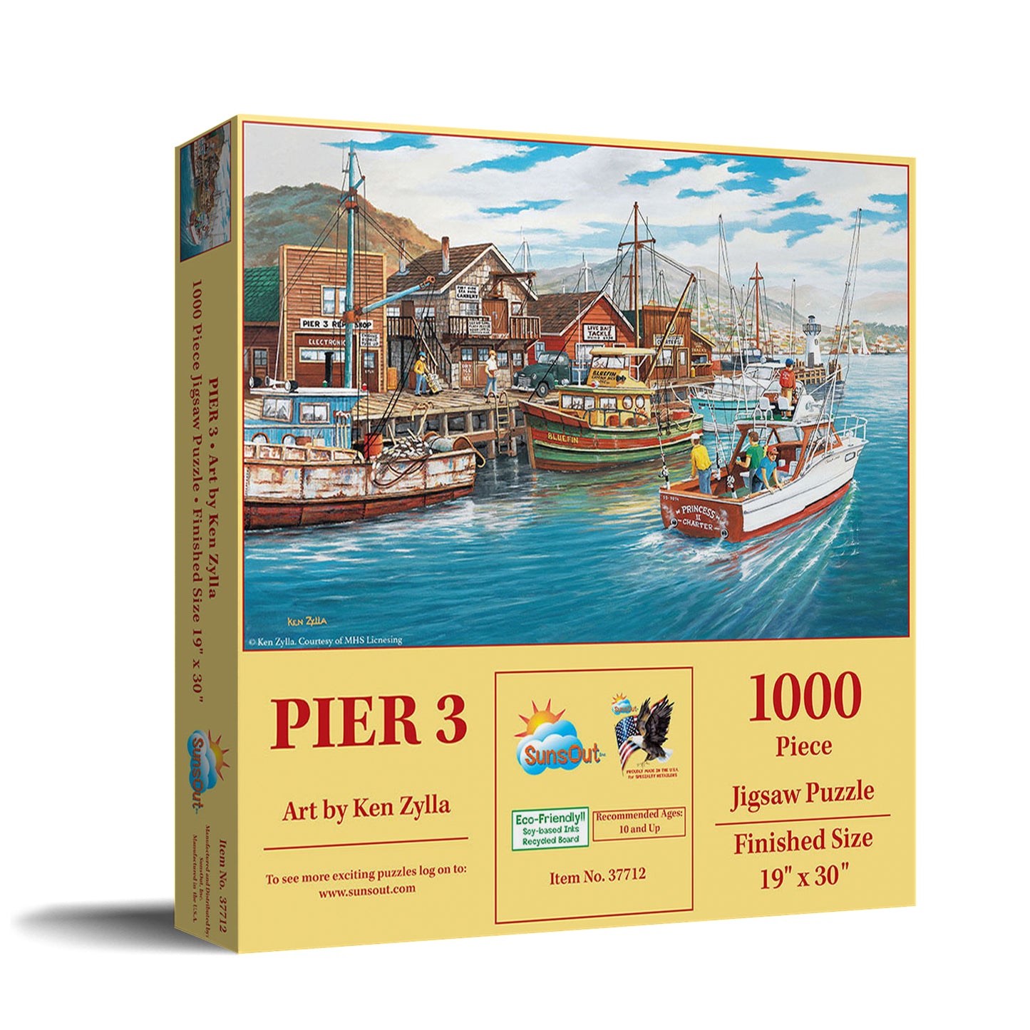 Pier 3- 1000 - 1000 Piece Jigsaw Puzzle