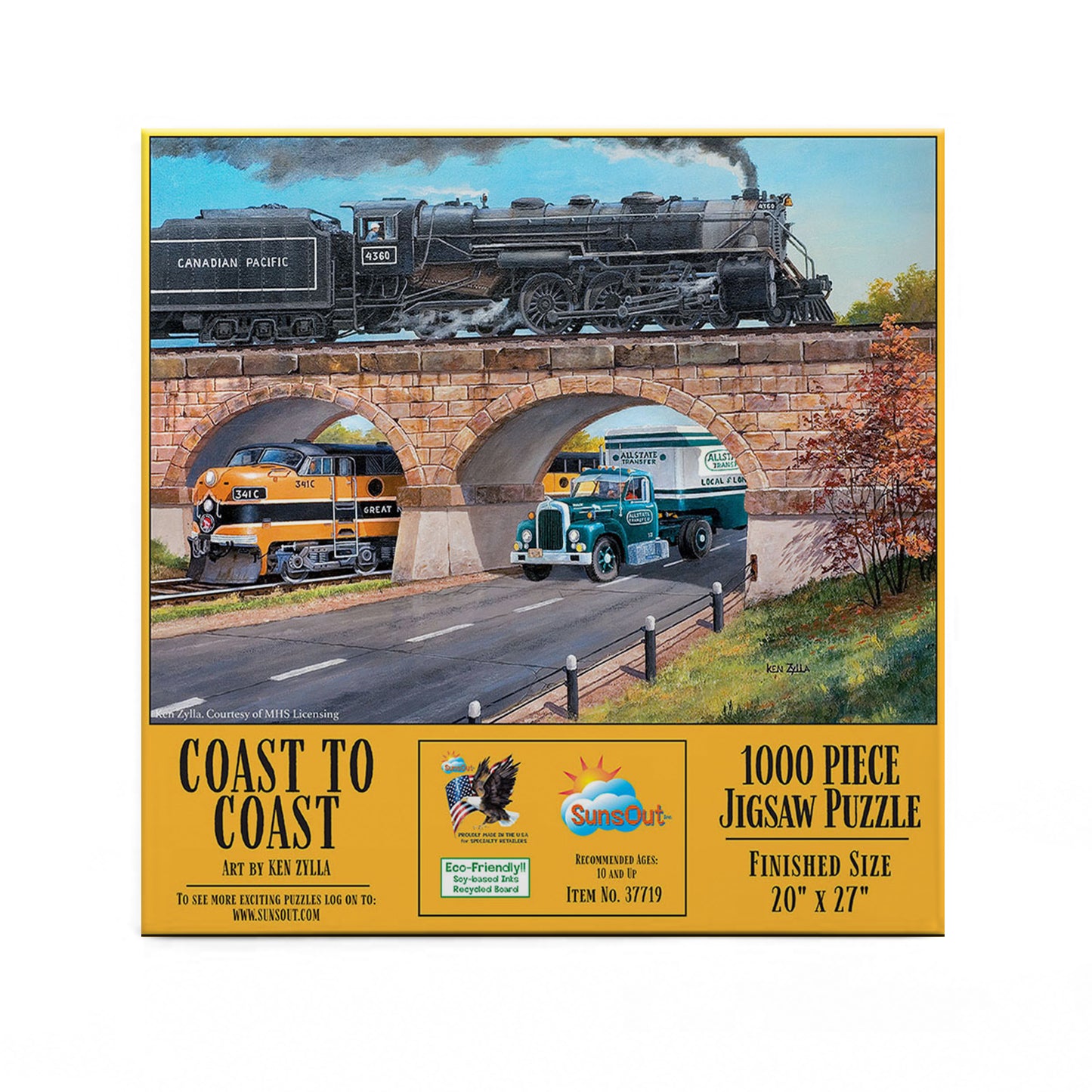 Coast to Coast 1000 - 1000 Piece Jigsaw Puzzle