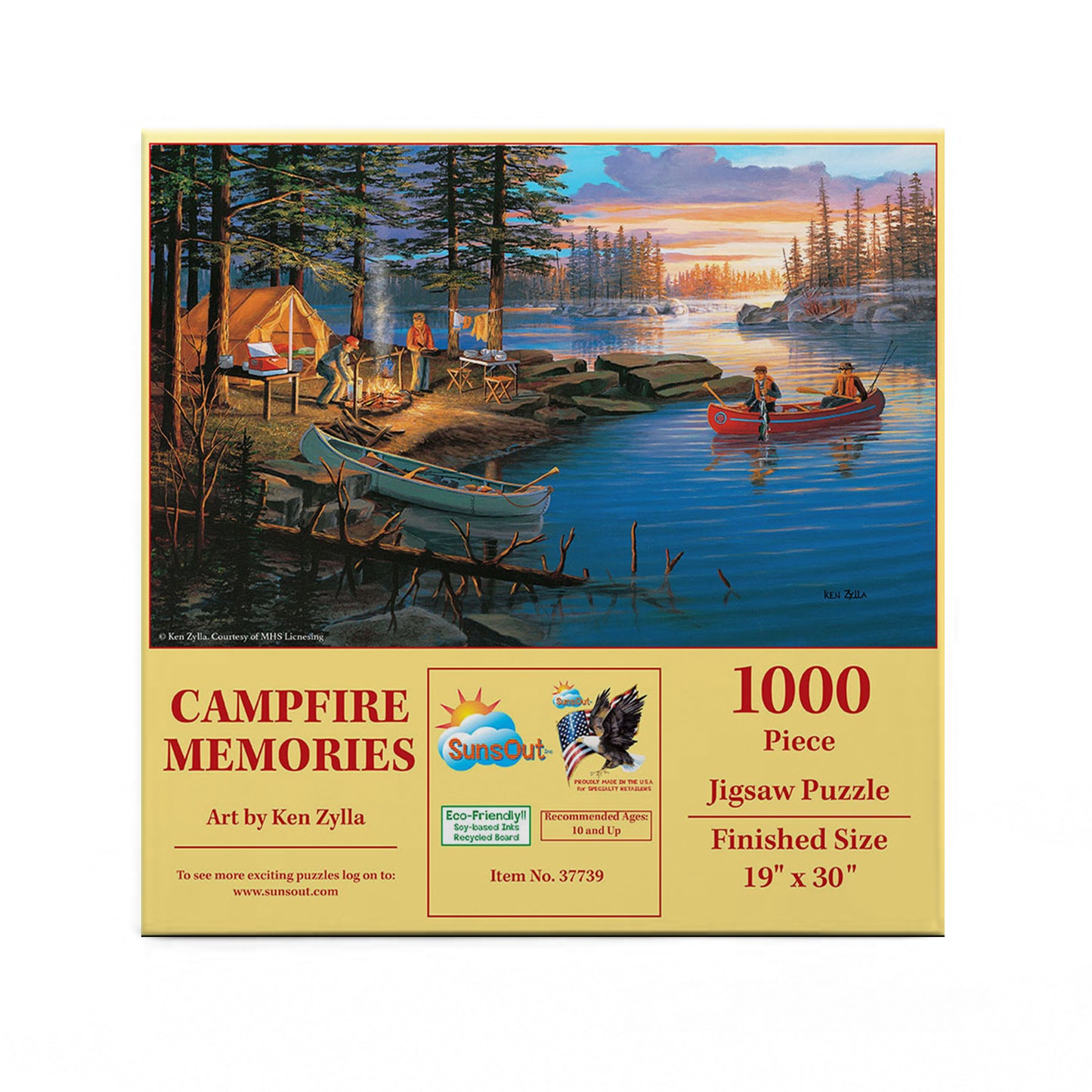 Campfire Memories - 1000 - 1000 Piece Jigsaw Puzzle