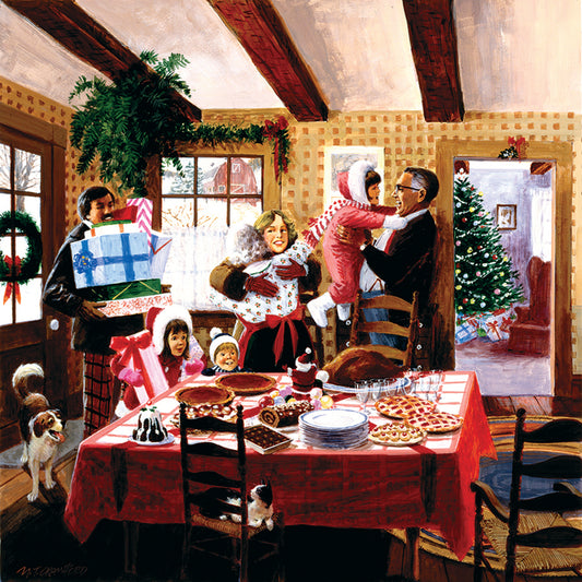 Christmas Dinner Guests - 500 Piece Jigsaw Puzzle