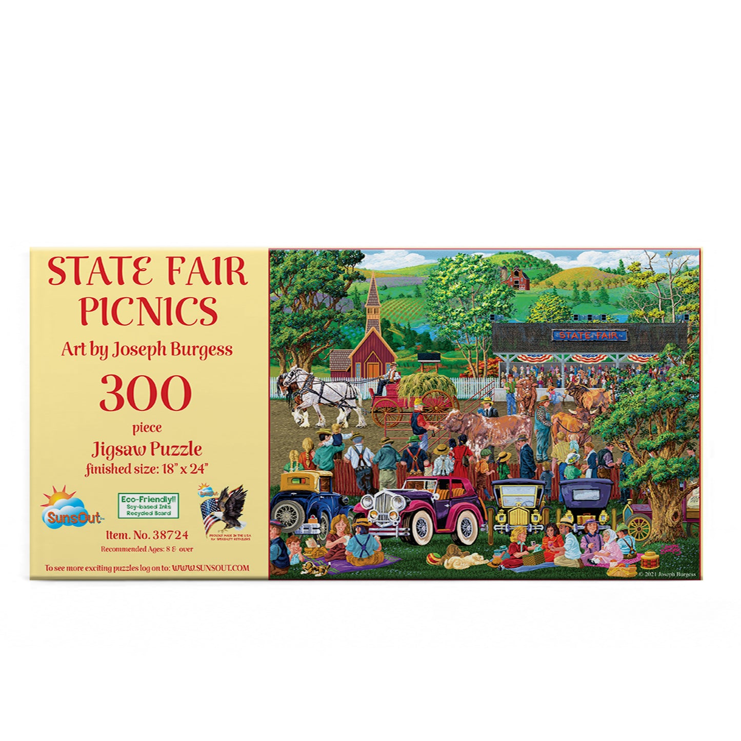 State Fair Picnics - 300 Piece Jigsaw Puzzle