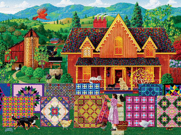 Morning Day Quilt 1000 - 1000 Piece Jigsaw Puzzle