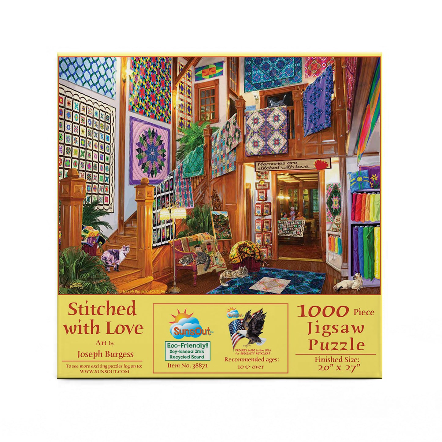 Stitched With Love - 1000 Piece Jigsaw Puzzle