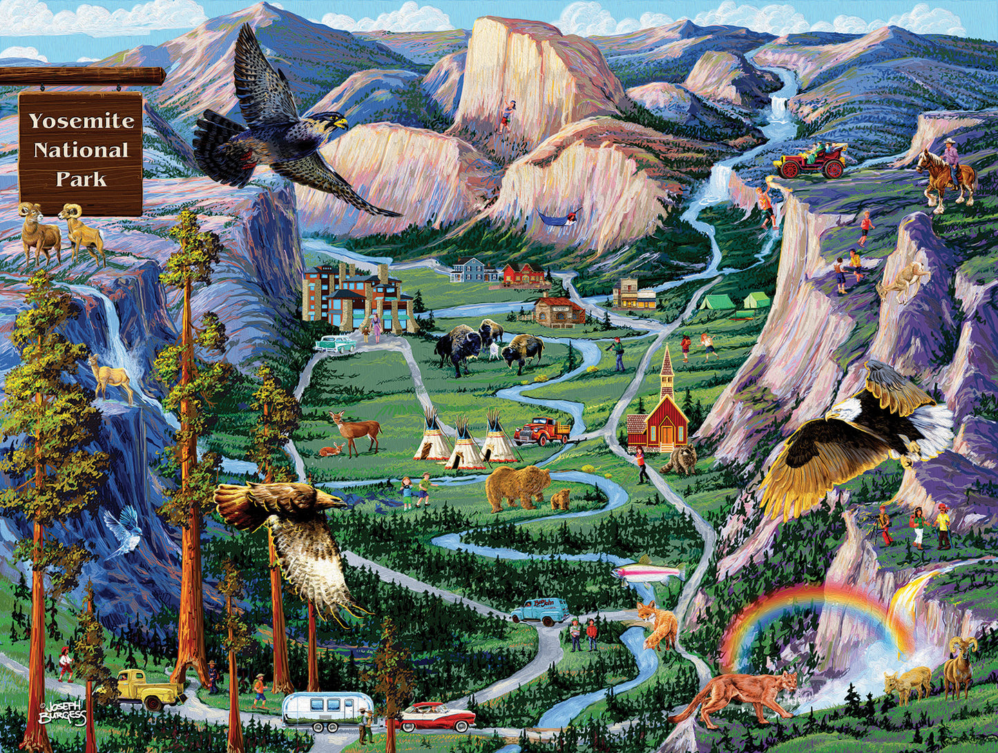 Yosemite Adventures - 500 Piece Jigsaw Puzzle