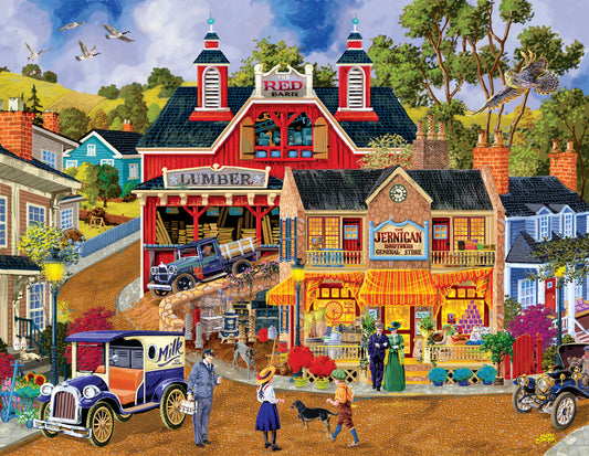 Jerrigan Bros General Store - 1000 Large Piece Jigsaw Puzzle