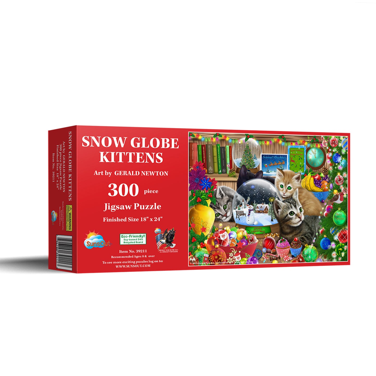 Snow globe Kittens - 300 Piece Jigsaw Puzzle
