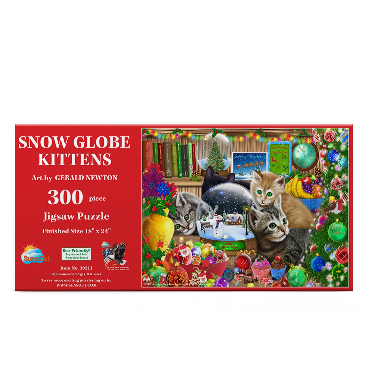 Snow globe Kittens - 300 Piece Jigsaw Puzzle