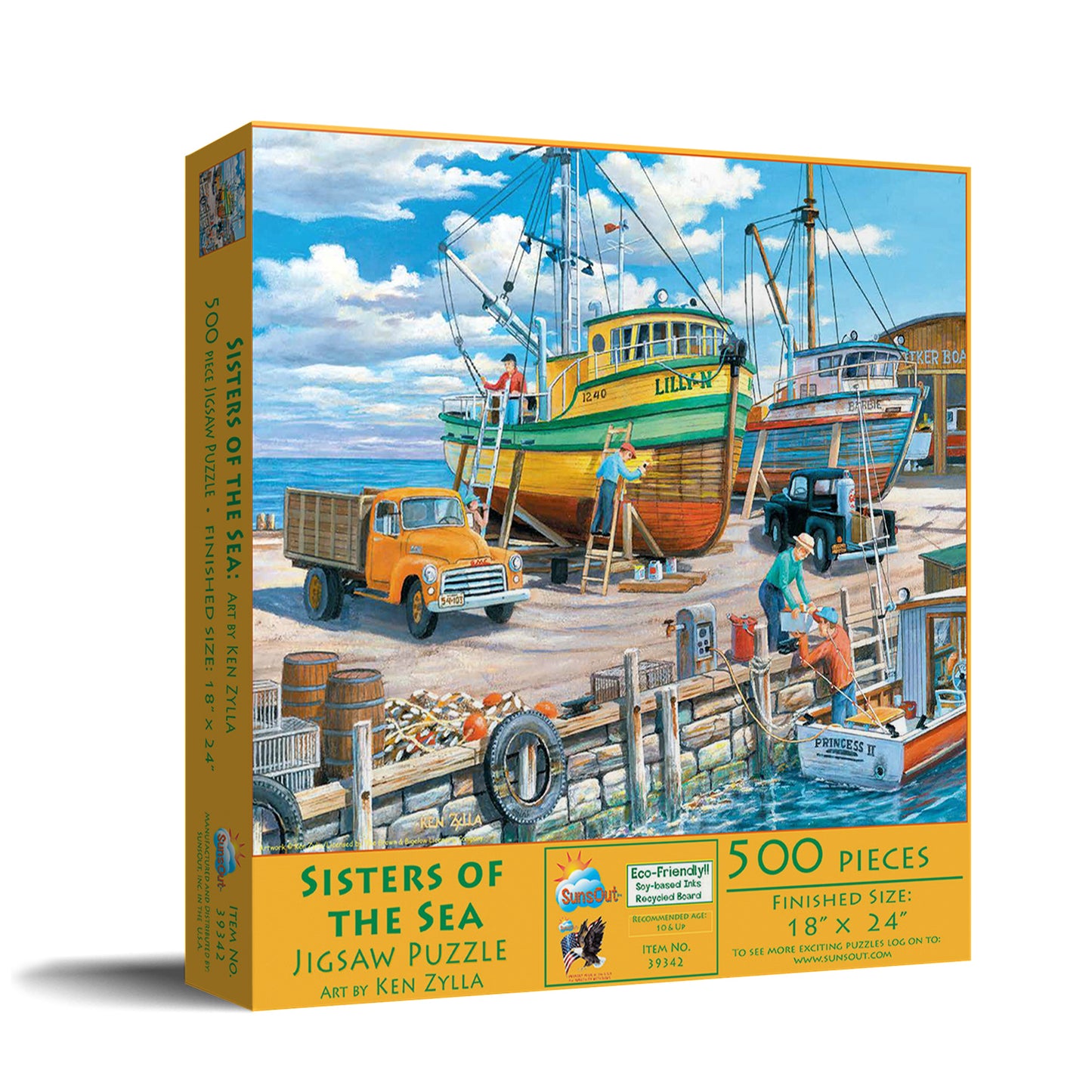 Sisters of the Sea - 500 Piece Jigsaw Puzzle