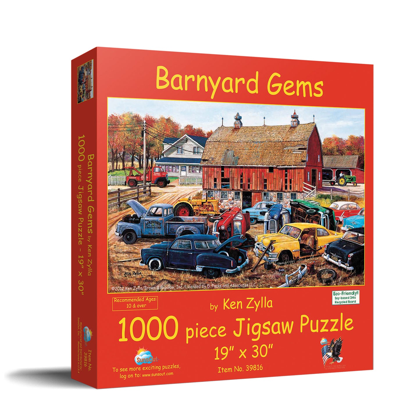 Barnyard Gems (16) - 1000 Piece Jigsaw Puzzle