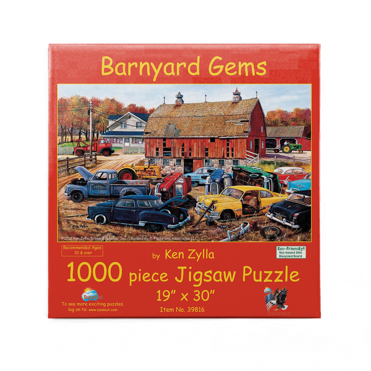 Barnyard Gems (16) - 1000 Piece Jigsaw Puzzle