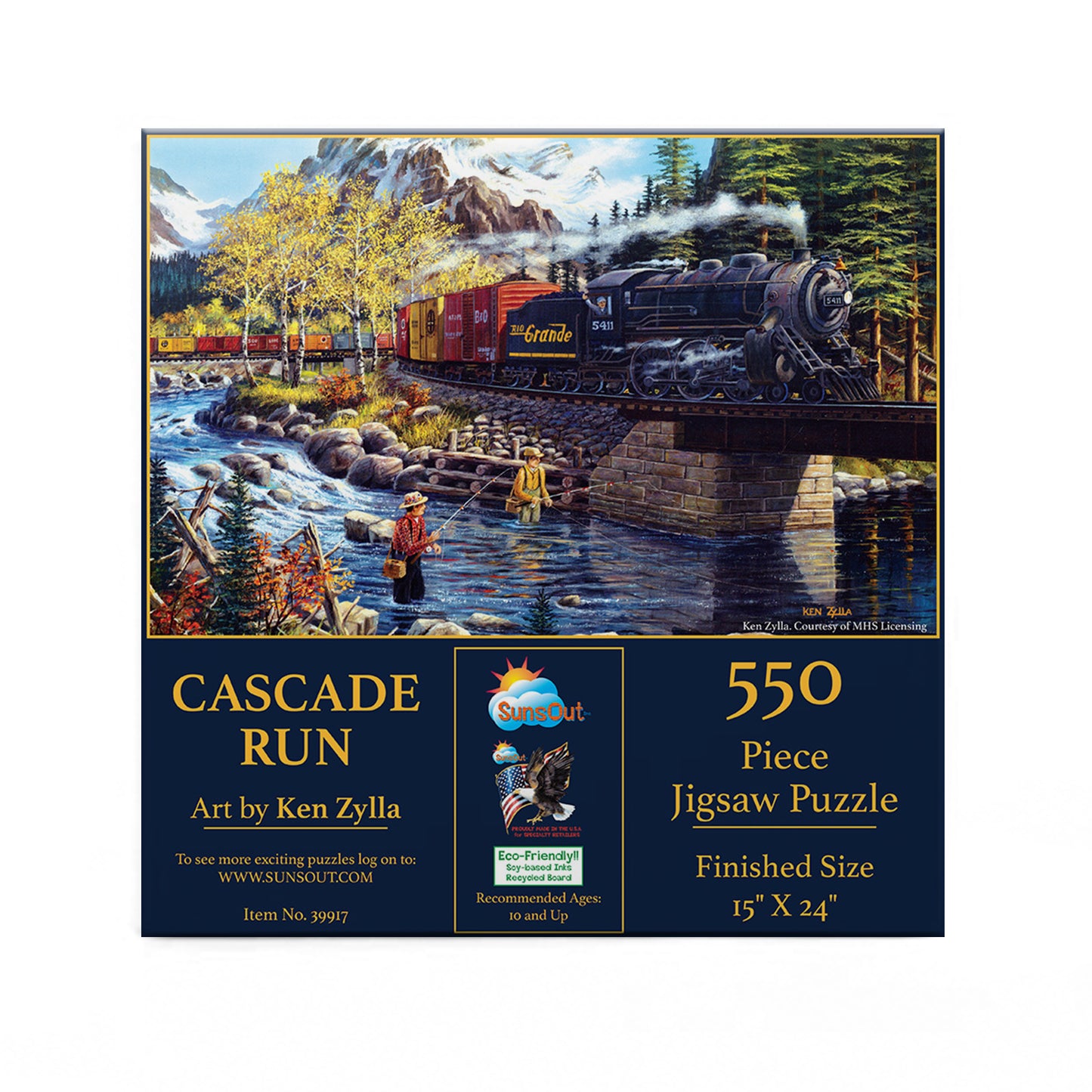 Cascade Run - 550 Piece Jigsaw Puzzle