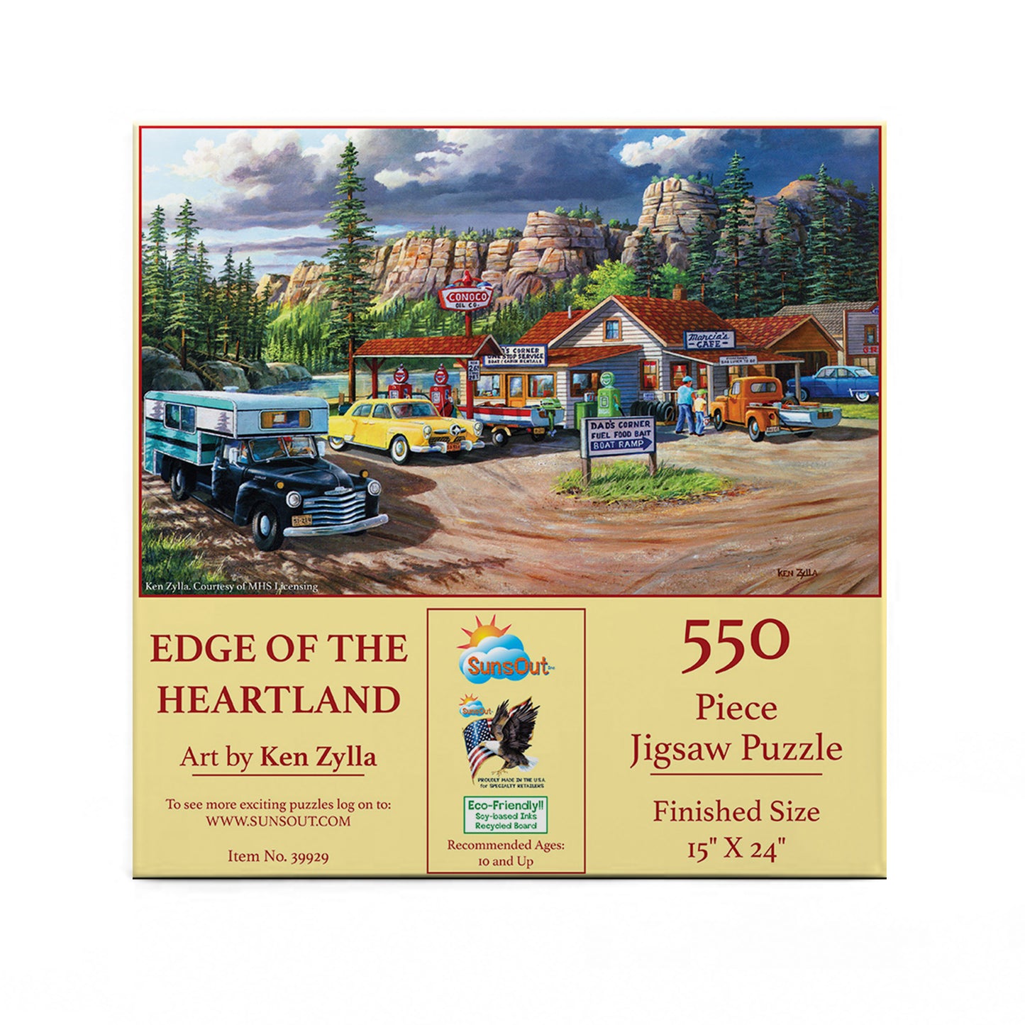 Edge of the Heartland - 550 Piece Jigsaw Puzzle