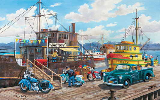 Homer Spit Harbor - 300 Piece Jigsaw Puzzle
