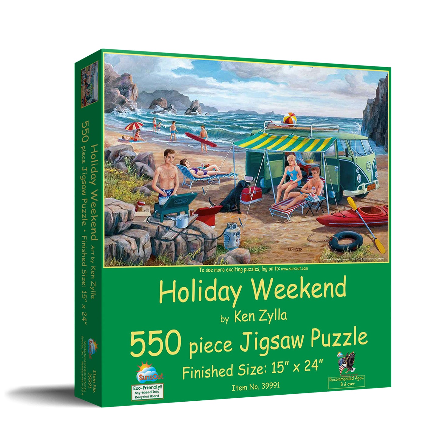 Holiday Weekend - 550 - 550 Piece Jigsaw Puzzle