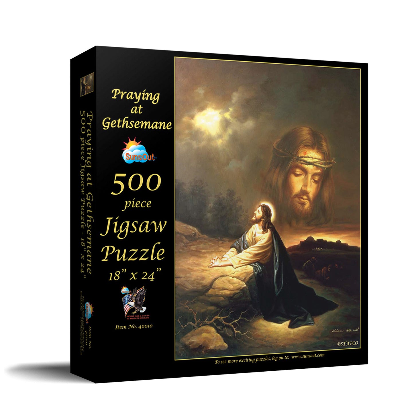 Praying at Gethsemane (16) - 500 Piece Jigsaw Puzzle