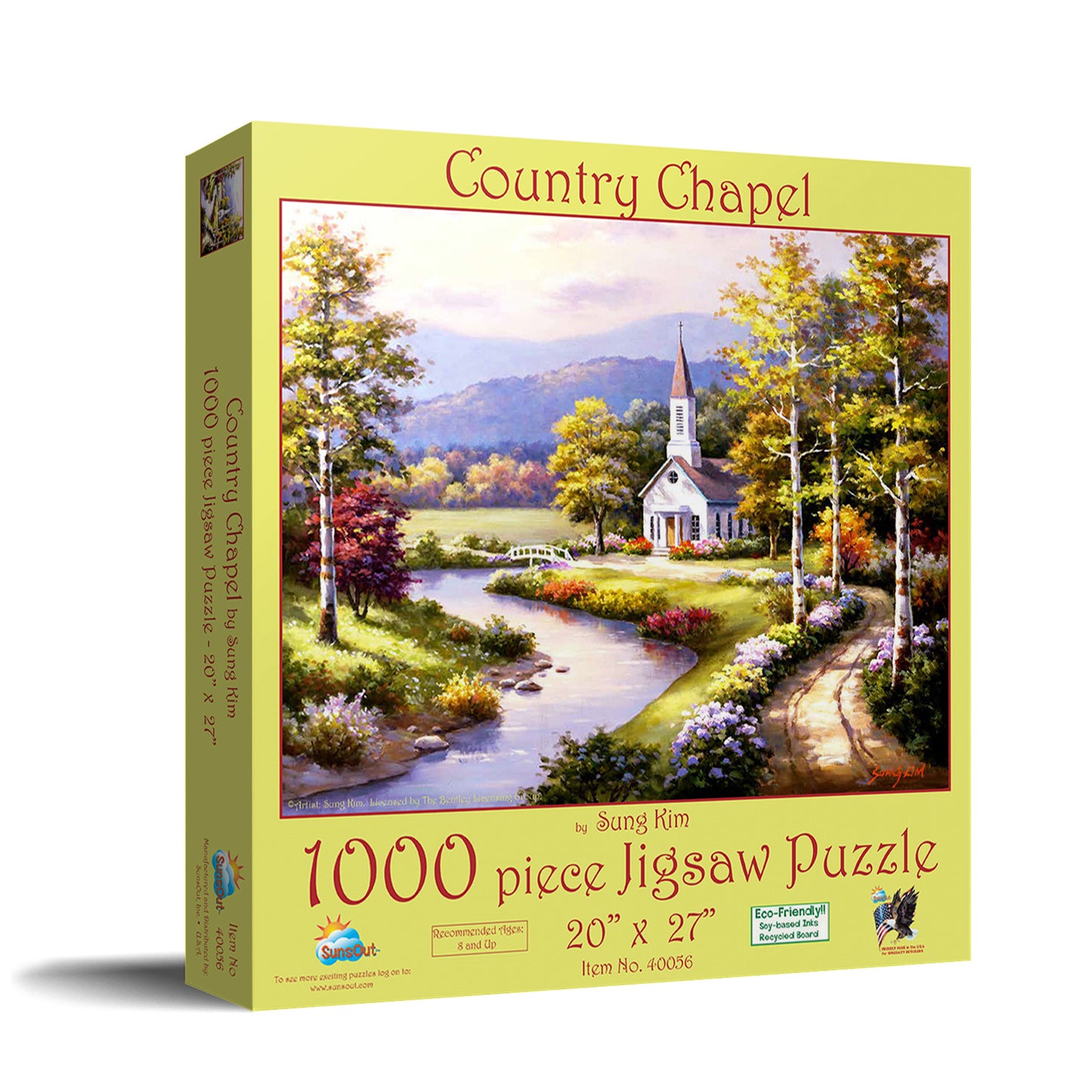 Country Chapel - 1000 - 1000 Piece Jigsaw Puzzle