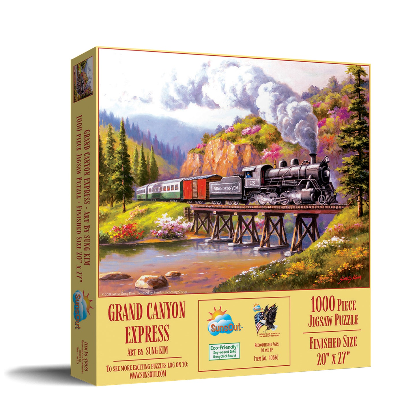 Grand Canyon Express - 1000 pc - 1000 Piece Jigsaw Puzzle