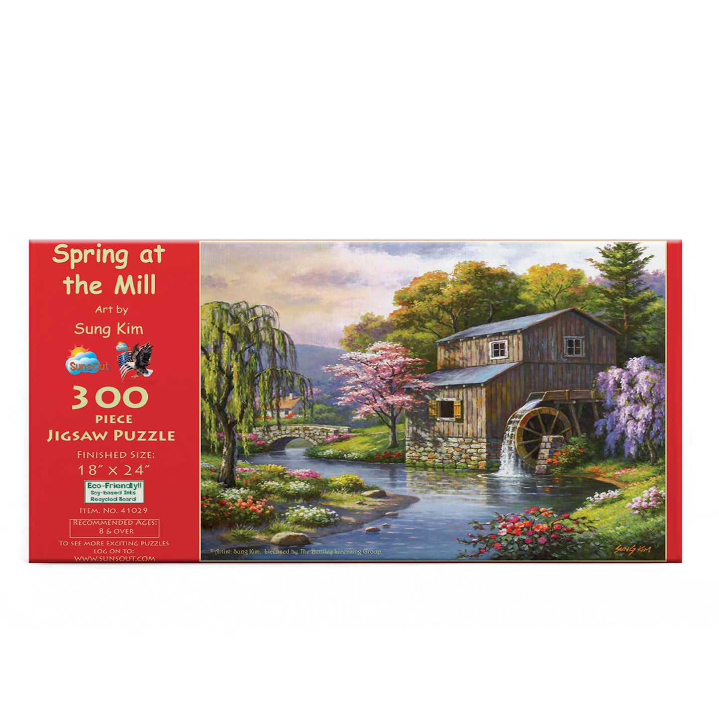 Spring at the Mill - 300 Piece Jigsaw Puzzle
