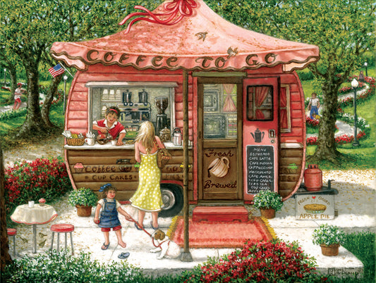 The Coffee Shoppe - 500 Piece Jigsaw Puzzle