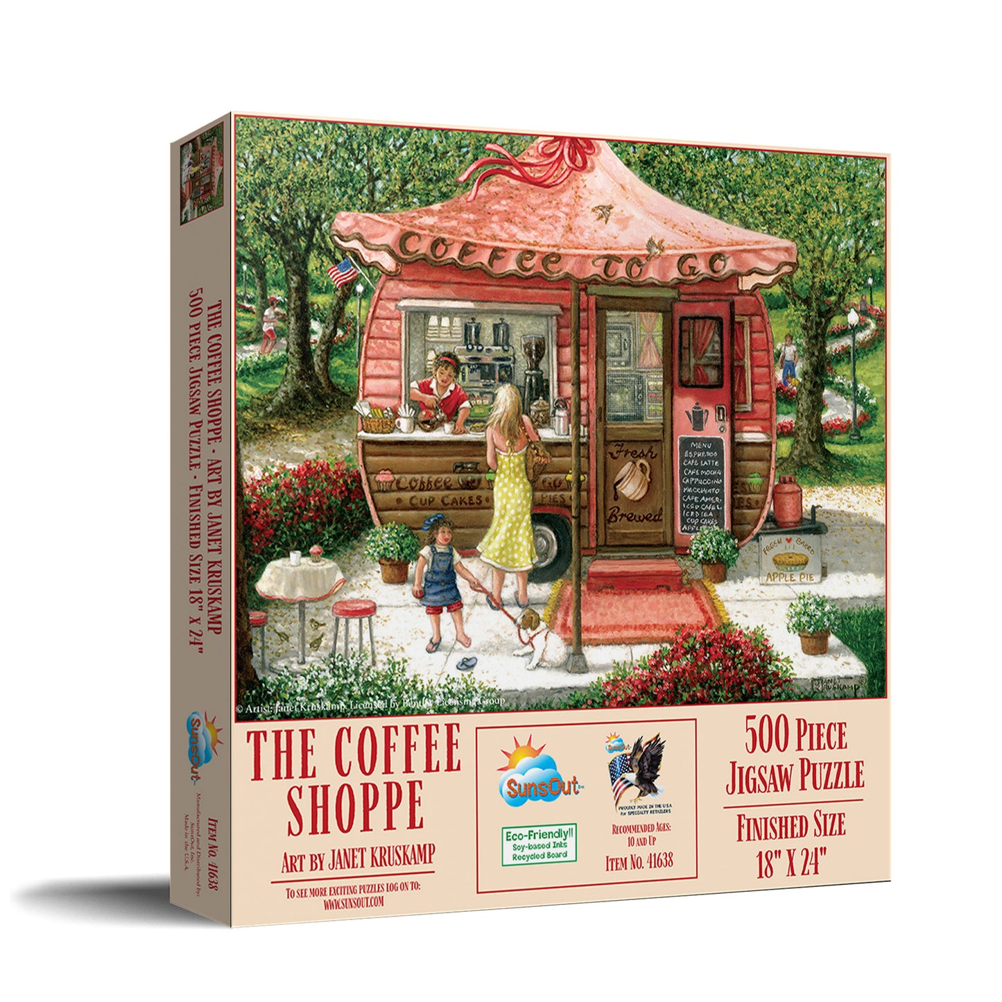 The Coffee Shoppe - 500 Piece Jigsaw Puzzle