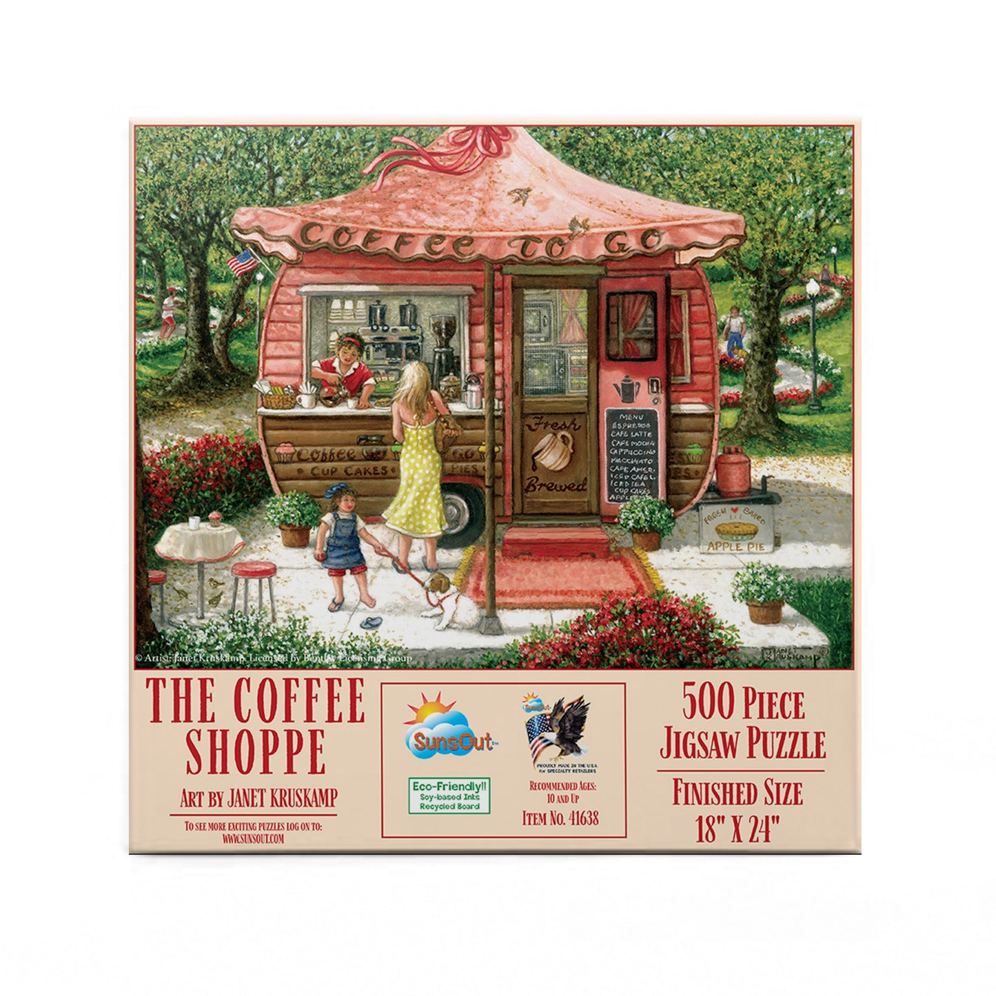 The Coffee Shoppe - 500 Piece Jigsaw Puzzle