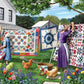 Quilts in the Backyard - 500 Piece Jigsaw Puzzle