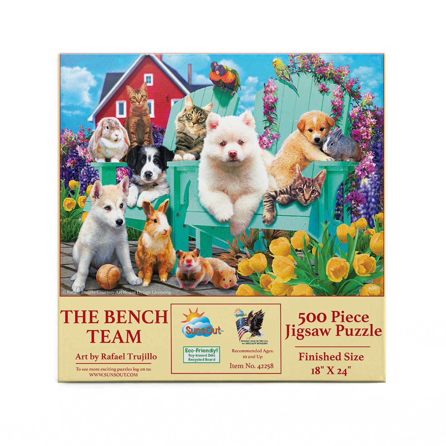 The Bench Team - 500 Piece Jigsaw Puzzle