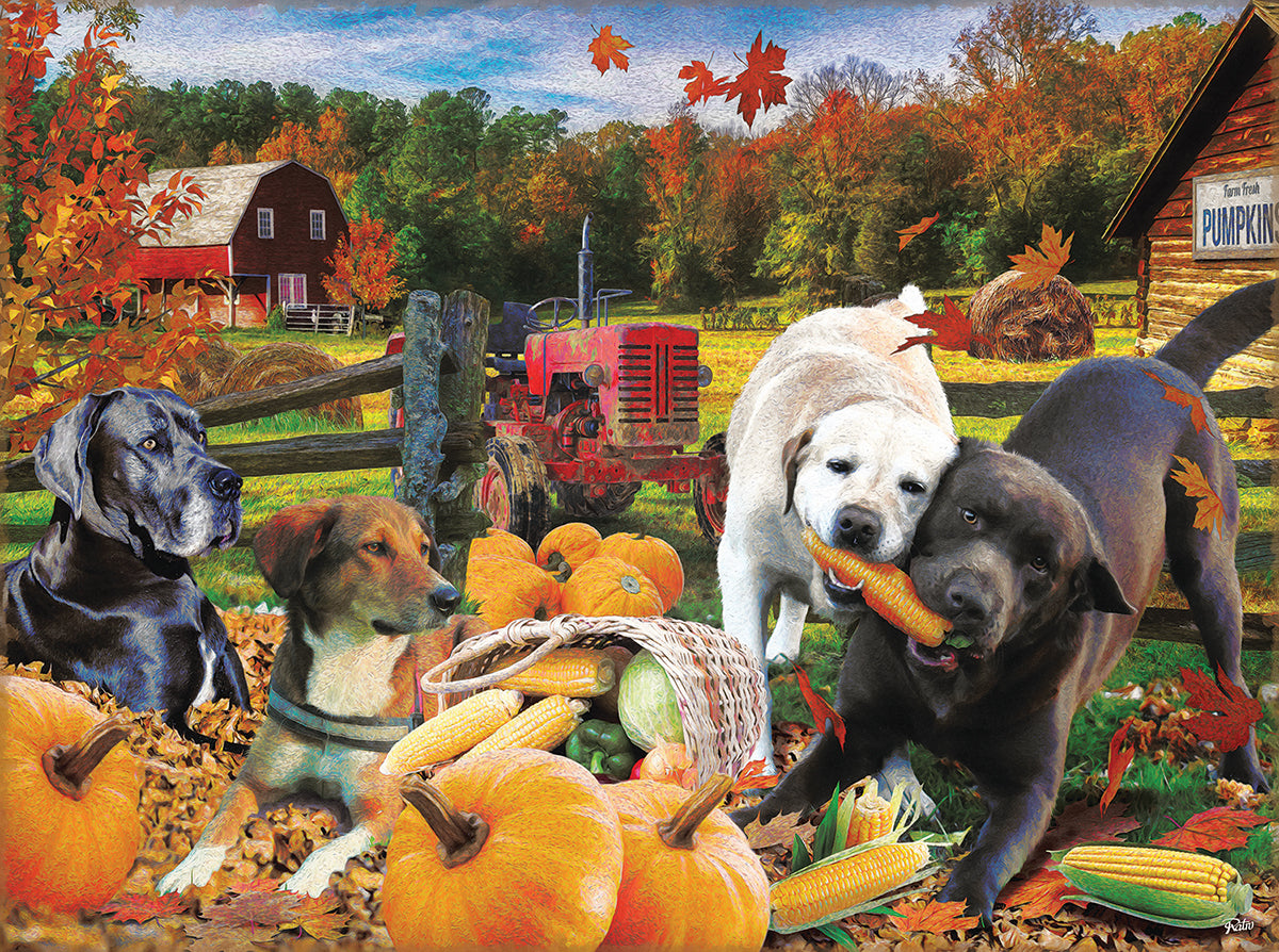 Harvest Helpers - 1000 Piece Jigsaw Puzzle