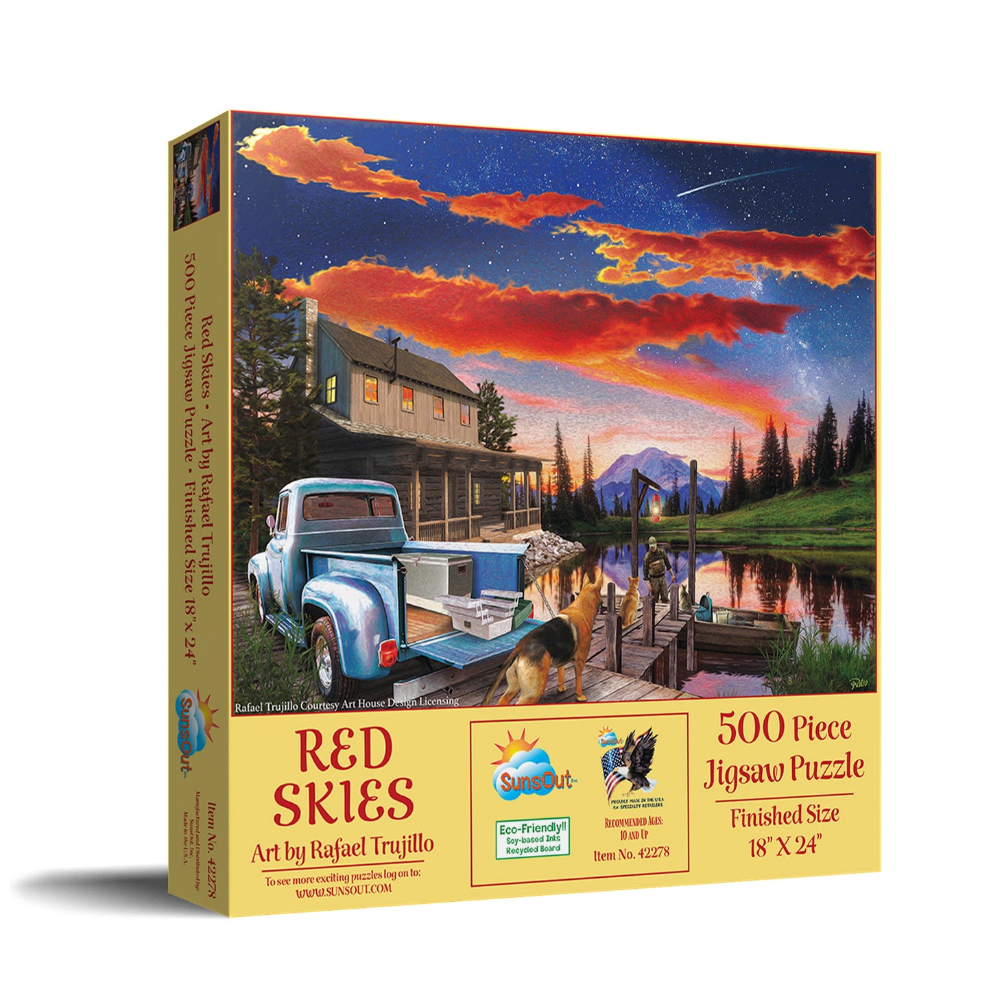 Red Skies - 500 Piece Jigsaw Puzzle