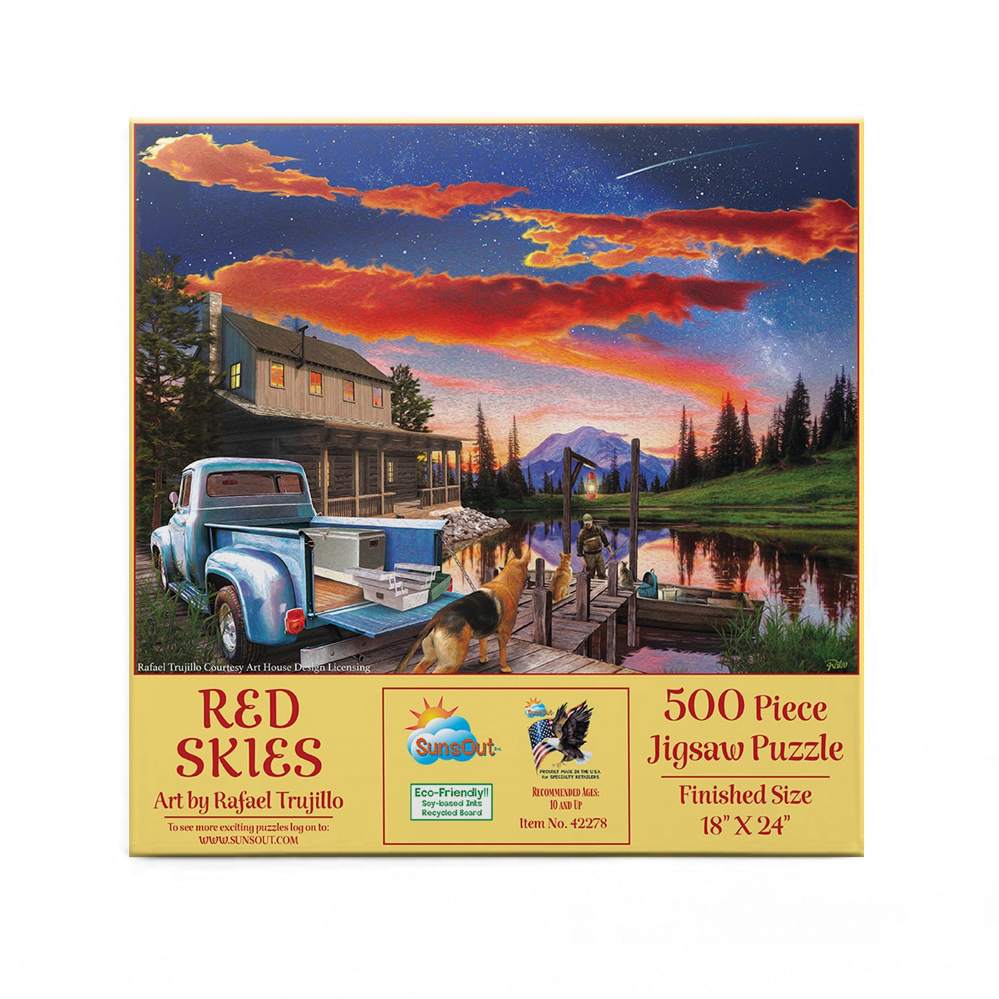 Red Skies - 500 Piece Jigsaw Puzzle