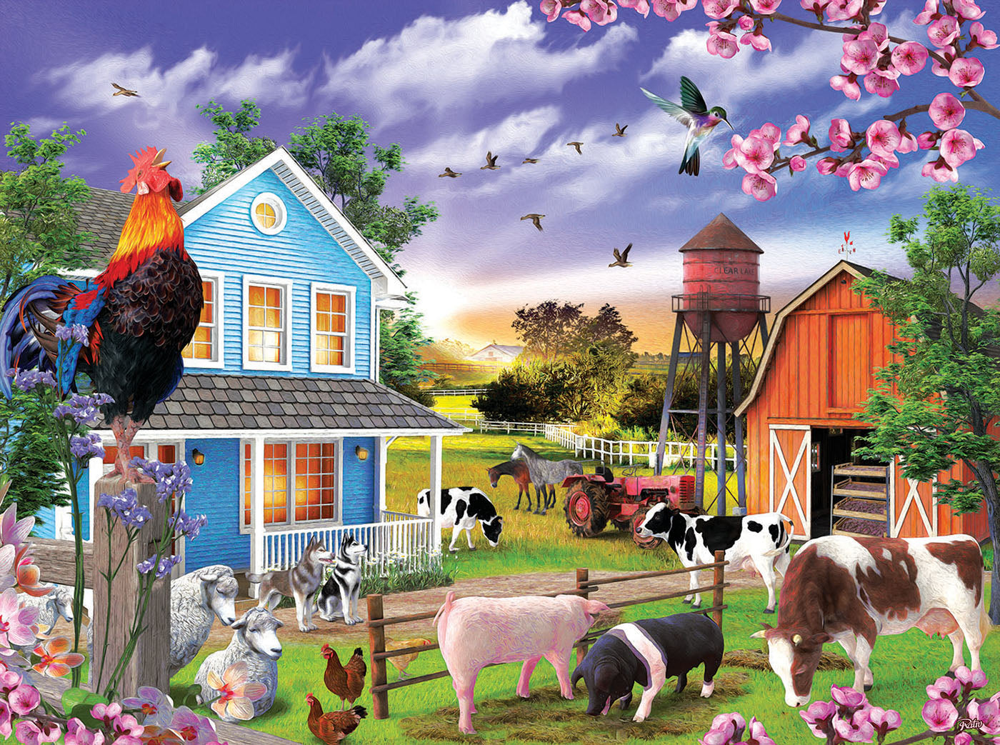 Morning Greeting - 1000 Piece Jigsaw Puzzle