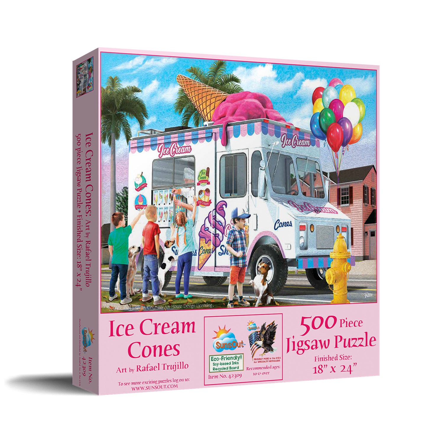 Ice Cream Cones - 500 Piece Jigsaw Puzzle