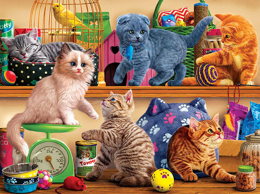 Pet Shop Kittens - 1000 Piece Jigsaw Puzzle
