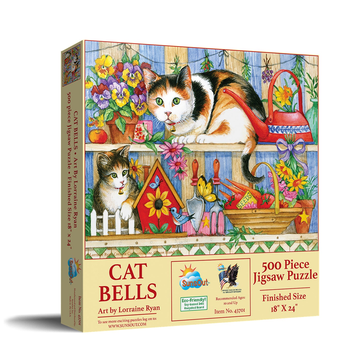 Cat Bells - 500 Piece Jigsaw Puzzle