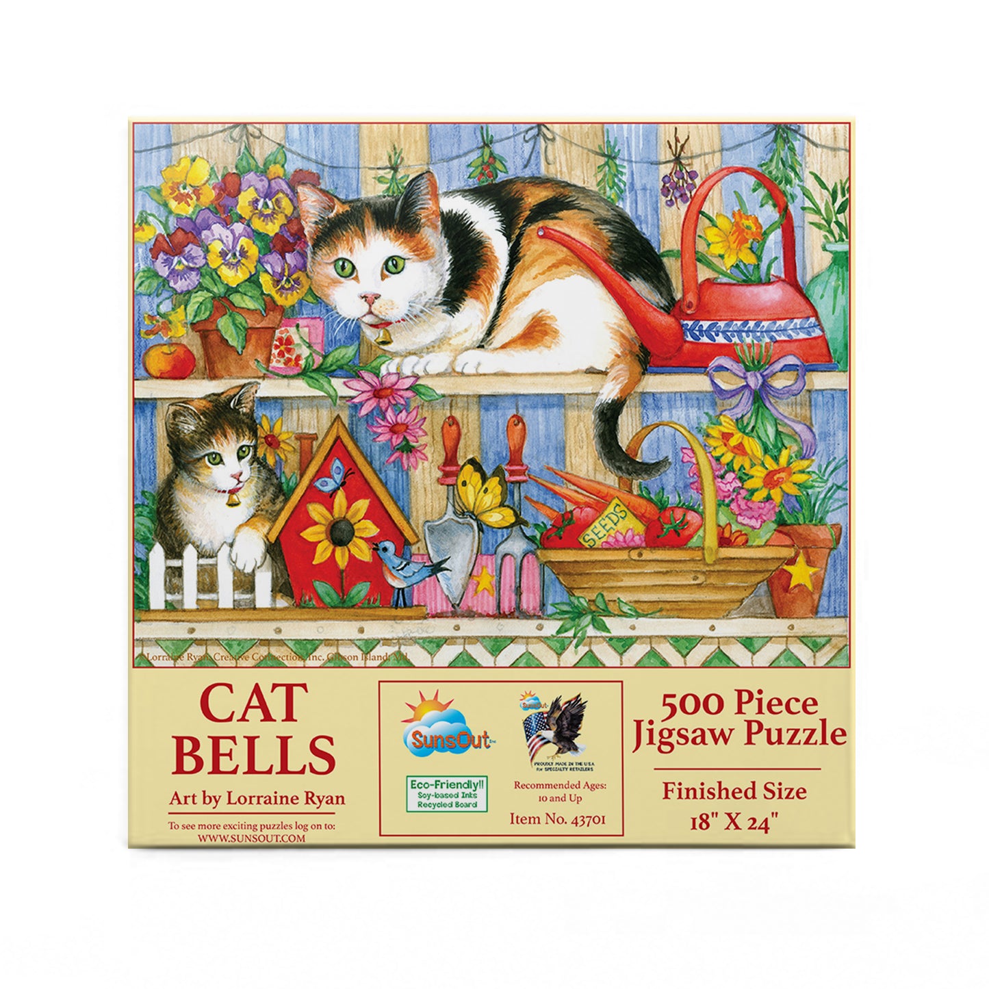 Cat Bells - 500 Piece Jigsaw Puzzle