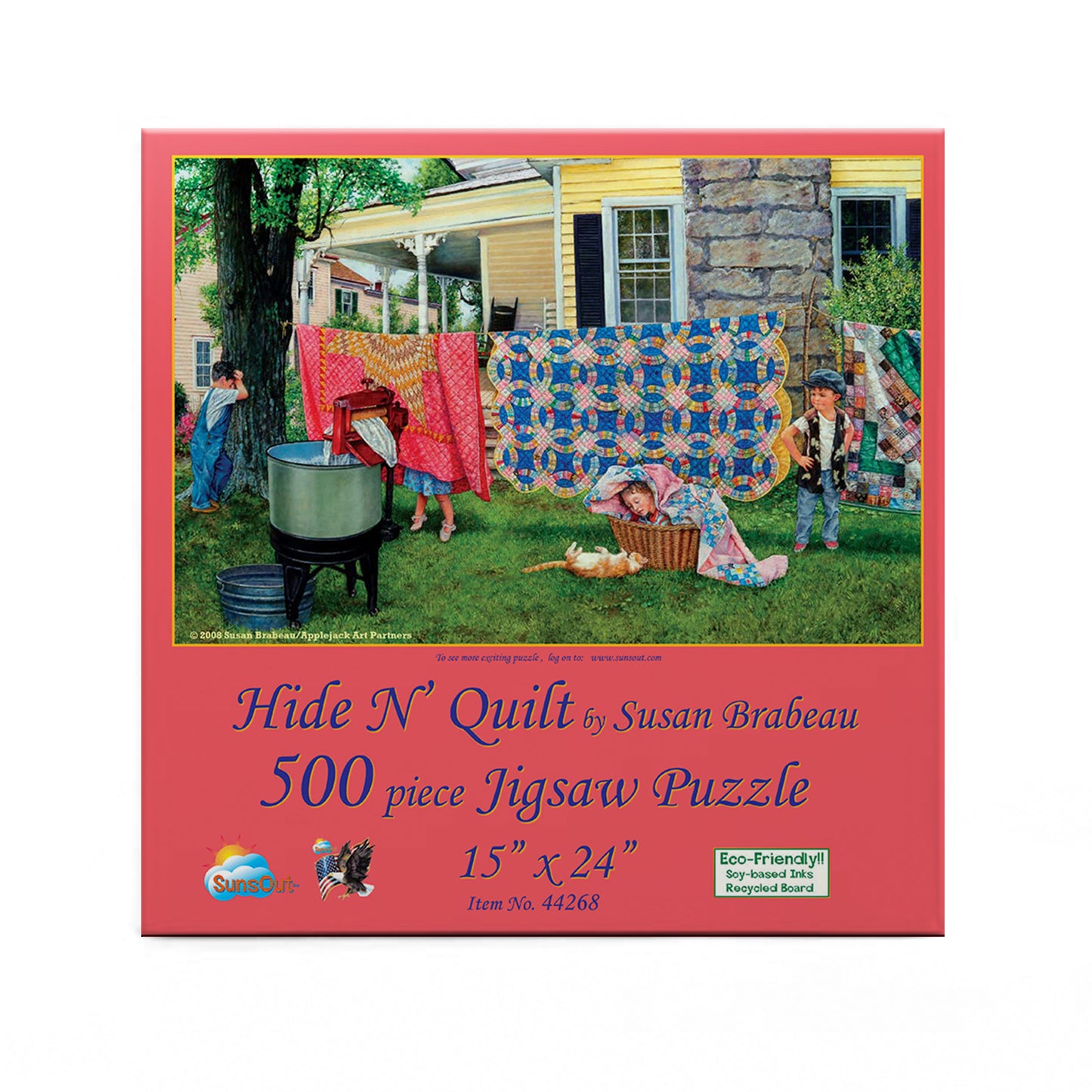 Hide N Quilt - 550 Piece Jigsaw Puzzle