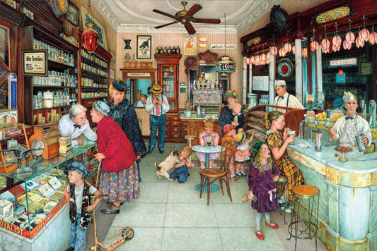 Soda Fountain (16) - 1000 Piece Jigsaw Puzzle