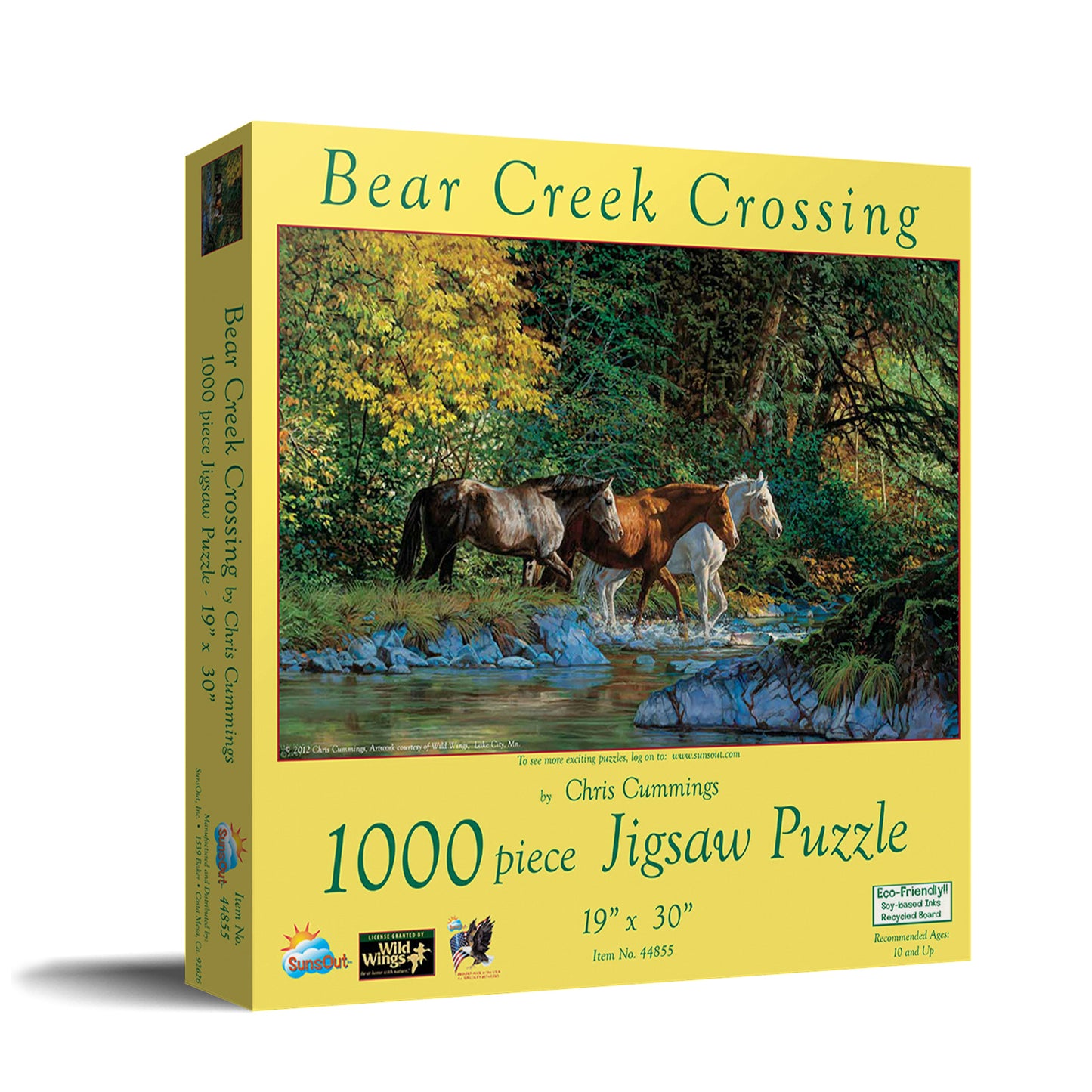 Bear Creek Crossing (16) - 1000 Piece Jigsaw Puzzle