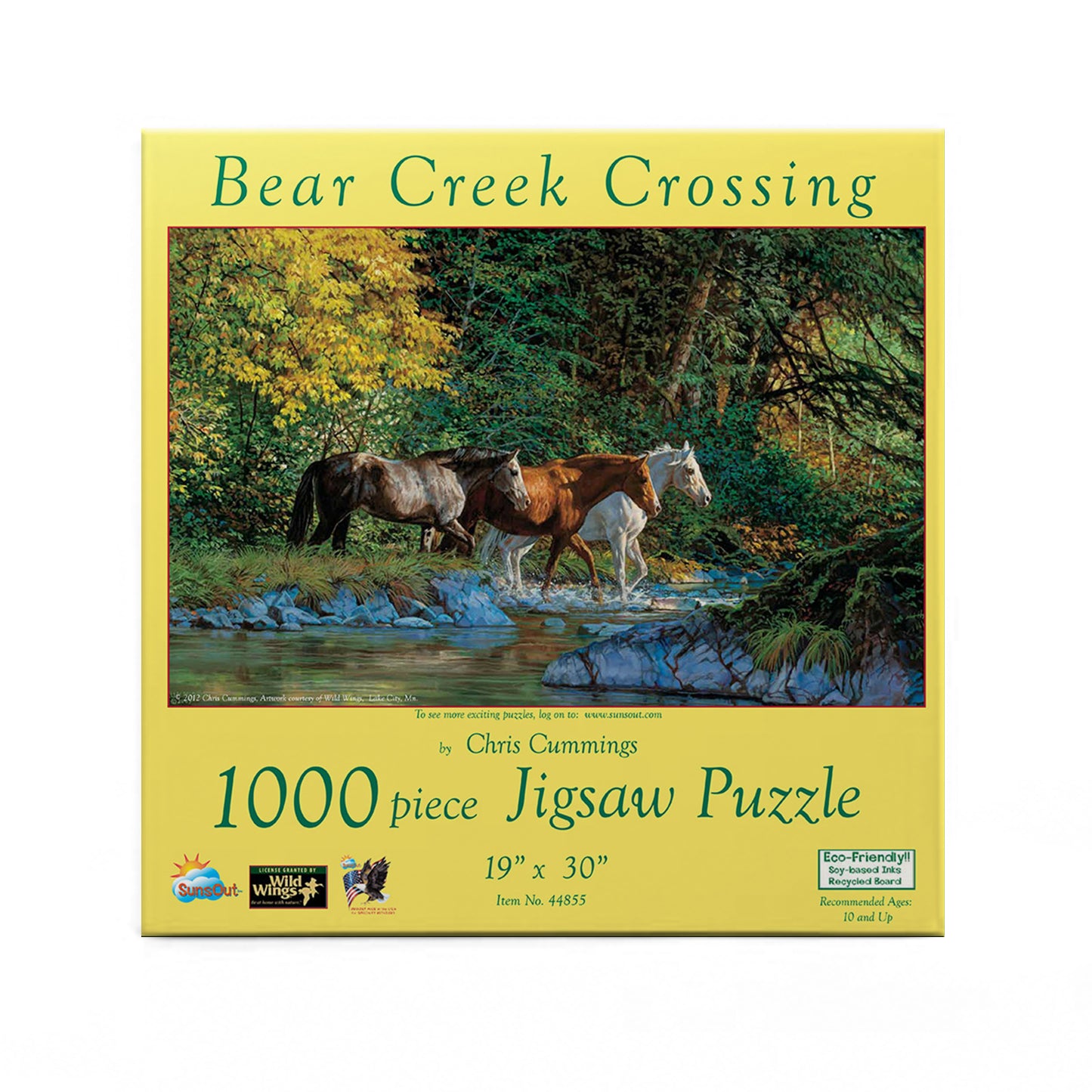 Bear Creek Crossing (16) - 1000 Piece Jigsaw Puzzle
