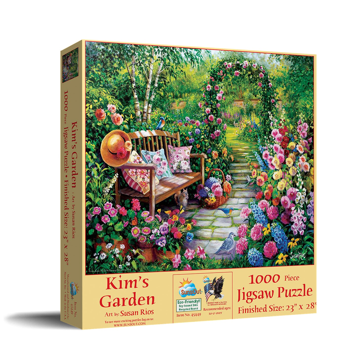 Kim's Garden - 1000 Piece Jigsaw Puzzle