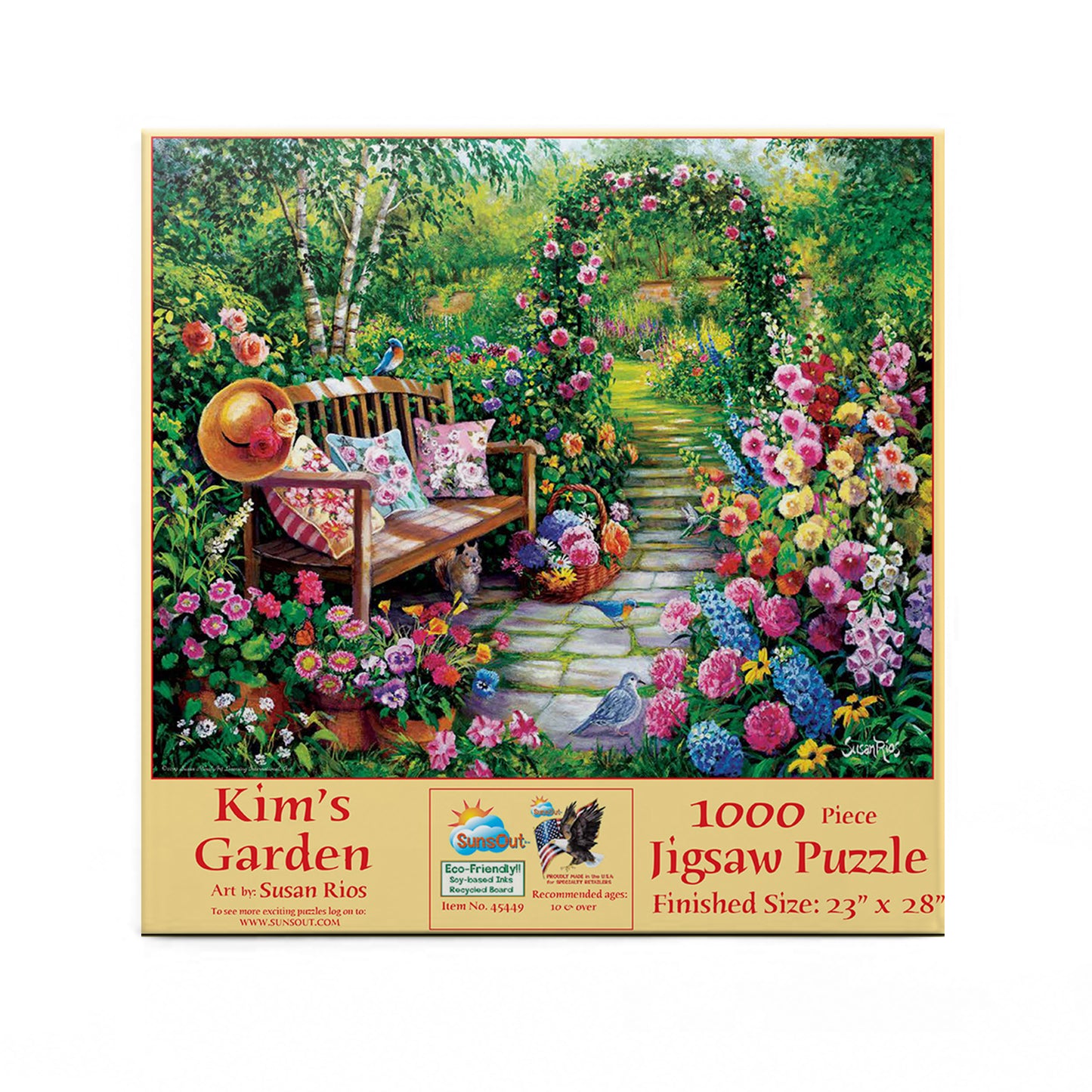 Kim's Garden - 1000 Piece Jigsaw Puzzle