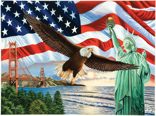 From Sea to Shining Sea (16) - 1000 Piece Jigsaw Puzzle