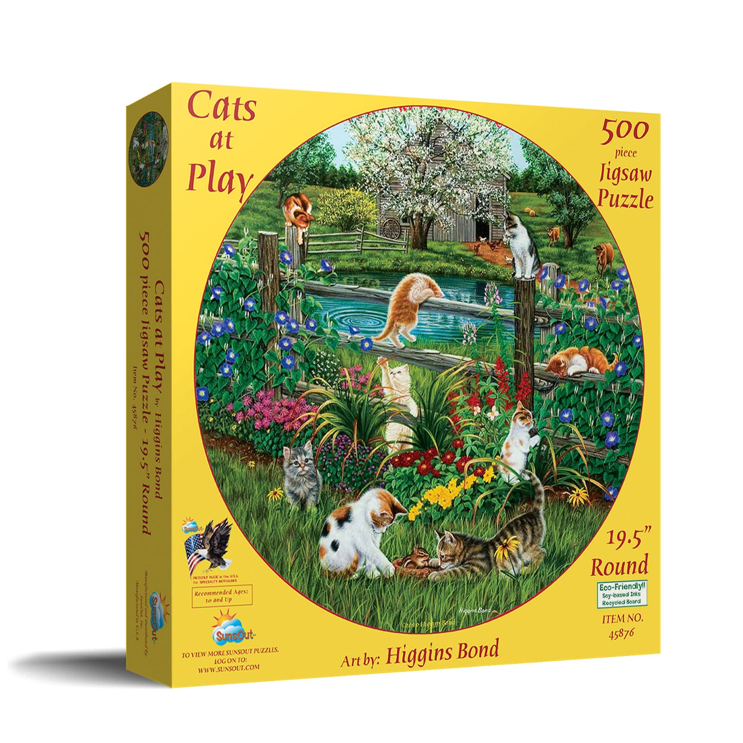 Cats at Play (12) - 500 Piece Jigsaw Puzzle