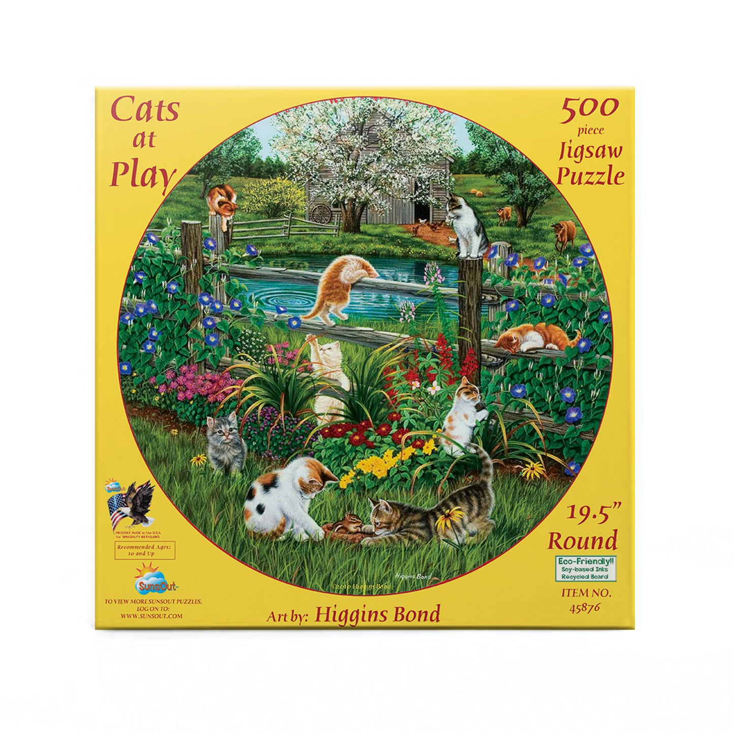 Cats at Play (12) - 500 Piece Jigsaw Puzzle